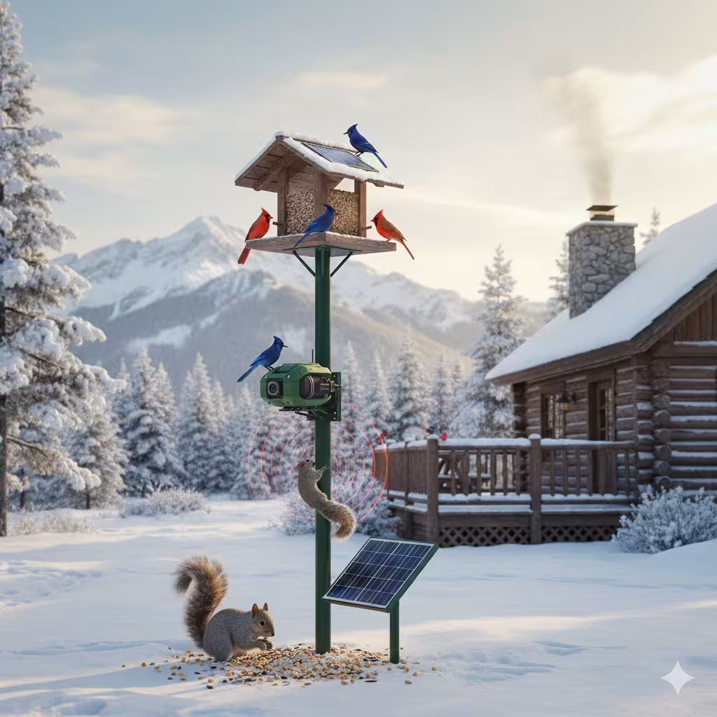 Birdfeeder Defense System