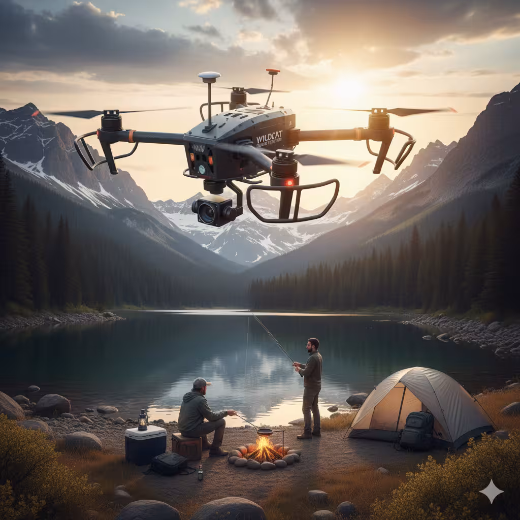 High-rise smoke response drone concept render